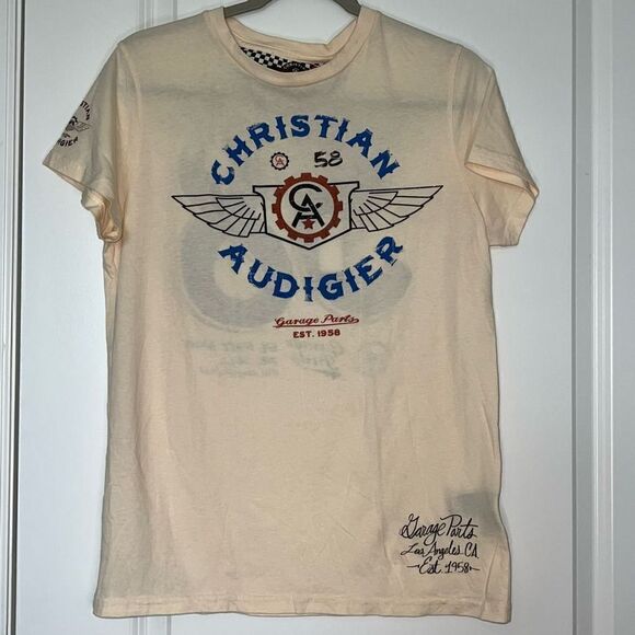 Christian AudigierMens Garage Parts Graphic T